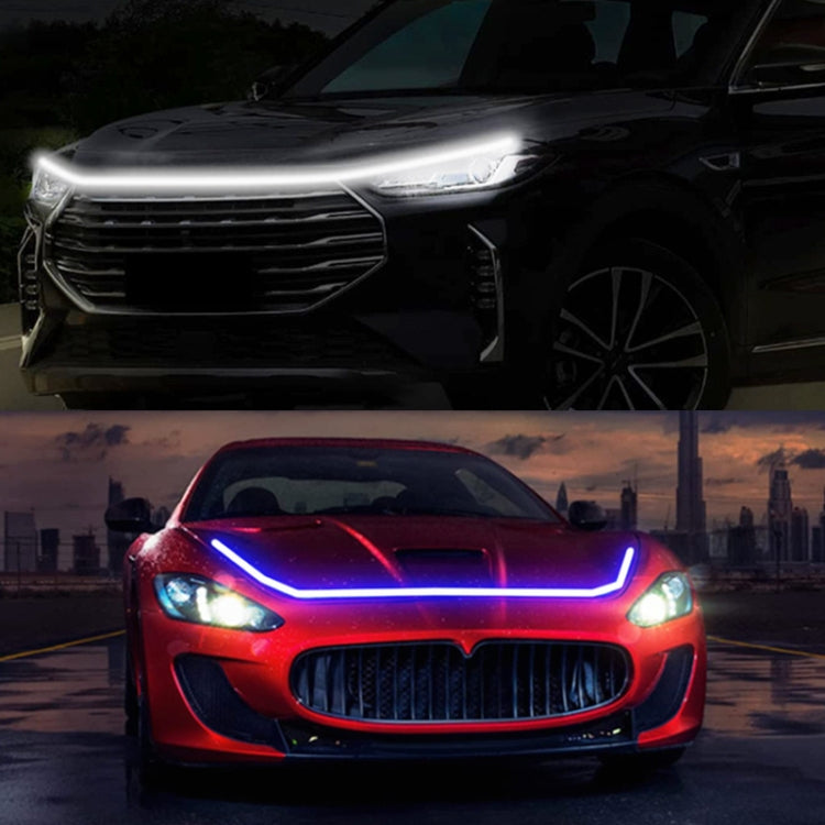 Car Startup Scan Through Hood LED Daytime Running Atmosphere Light, Length:1.8m(Ice Blue Light) - Running Lights by PMC Jewellery | Online Shopping South Africa | PMC Jewellery | Buy Now Pay Later Mobicred