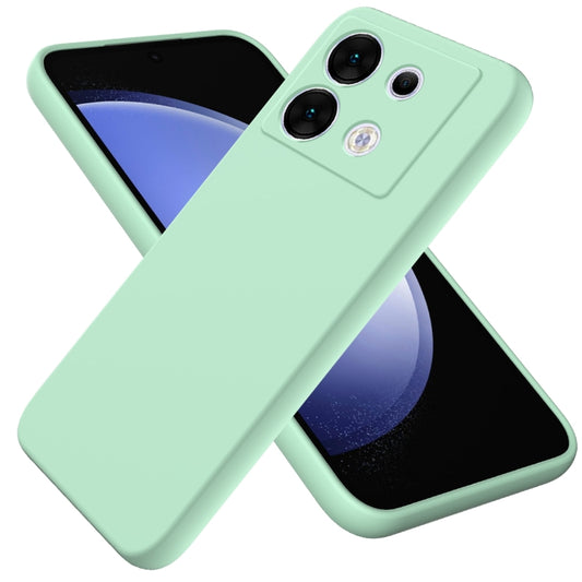 For Infinix Zero 30 5G Solid Color Liquid Silicone Dropproof Full Coverage Protective Case(Green) - Infinix Cases by PMC Jewellery | Online Shopping South Africa | PMC Jewellery