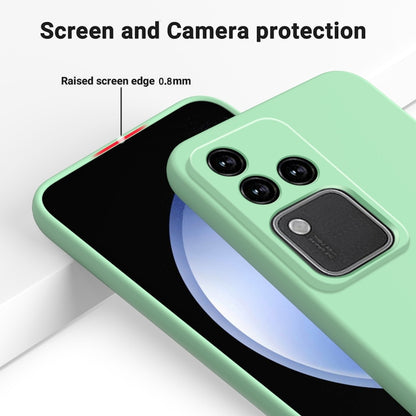 For vivo S18 / S18 Pro / V30 / V30 Pro Solid Color Liquid Silicone Dropproof Full Coverage Protective Case(Green) - S18 Cases by PMC Jewellery | Online Shopping South Africa | PMC Jewellery