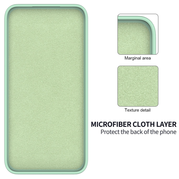 For vivo S18 / S18 Pro / V30 / V30 Pro Solid Color Liquid Silicone Dropproof Full Coverage Protective Case(Green) - S18 Cases by PMC TechLife | Online Shopping South Africa | PMC TechLife