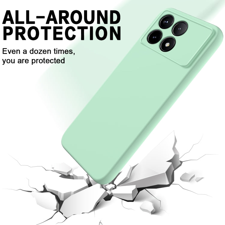 For Xiaomi Redmi K70/K70 Pro Solid Color Liquid Silicone Dropproof Full Coverage Phone Case(Green) - K70 Pro Cases by PMC Jewellery | Online Shopping South Africa | PMC Jewellery | Buy Now Pay Later Mobicred