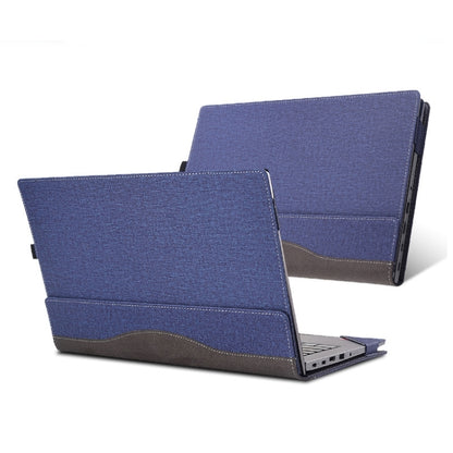 For Lenovo ThinkPad E15 Gen 4 Laptop Leather Anti-Fall Protective Case(Dark Blue) - 15.6 - 17 inch by PMC Jewellery | Online Shopping South Africa | PMC Jewellery | Buy Now Pay Later Mobicred