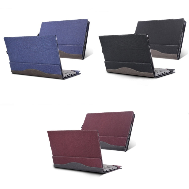 For Lenovo ThinkPad E15 Gen 4 Laptop Leather Anti-Fall Protective Case(Dark Blue) - 15.6 - 17 inch by PMC Jewellery | Online Shopping South Africa | PMC Jewellery | Buy Now Pay Later Mobicred