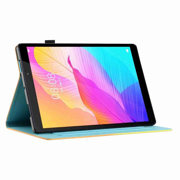 For iPad 11 Pro 2024 / 2020 / Air 4 10.9 Painted Pattern Stitching Smart Leather Tablet Case(Moonlight Eagle) - iPad Air (2022) / (2020) 10.9 Cases by PMC Jewellery | Online Shopping South Africa | PMC Jewellery | Buy Now Pay Later Mobicred