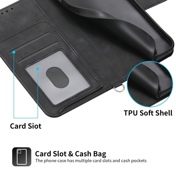 For Google Pixel 9 Skin-feel Flowers Embossed Wallet Leather Phone Case(Black) - Google Cases by PMC TechLife | Online Shopping South Africa | PMC TechLife | Buy Now Pay Later Mobicred