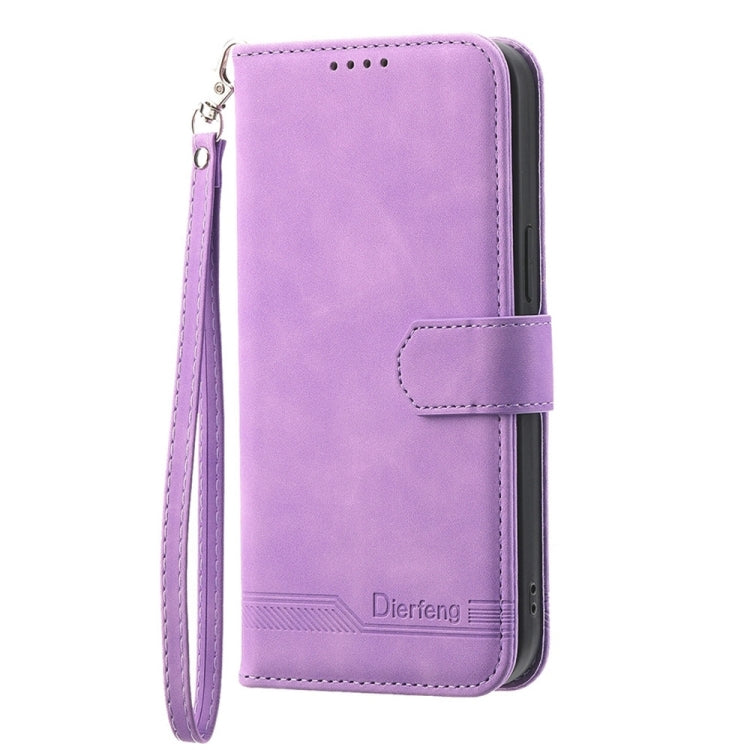 For Google Pixel 9 Dierfeng Dream Line TPU Hybrid PU Leather Phone Case(Purple) - free shipping - PMC TechLife - Order now!
