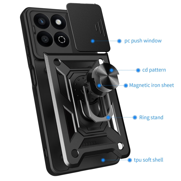 For Honor 200 Smart Sliding Camera Cover Design TPU+PC Phone Case(Rose Gold) - free shipping - PMC TechLife - Order now!