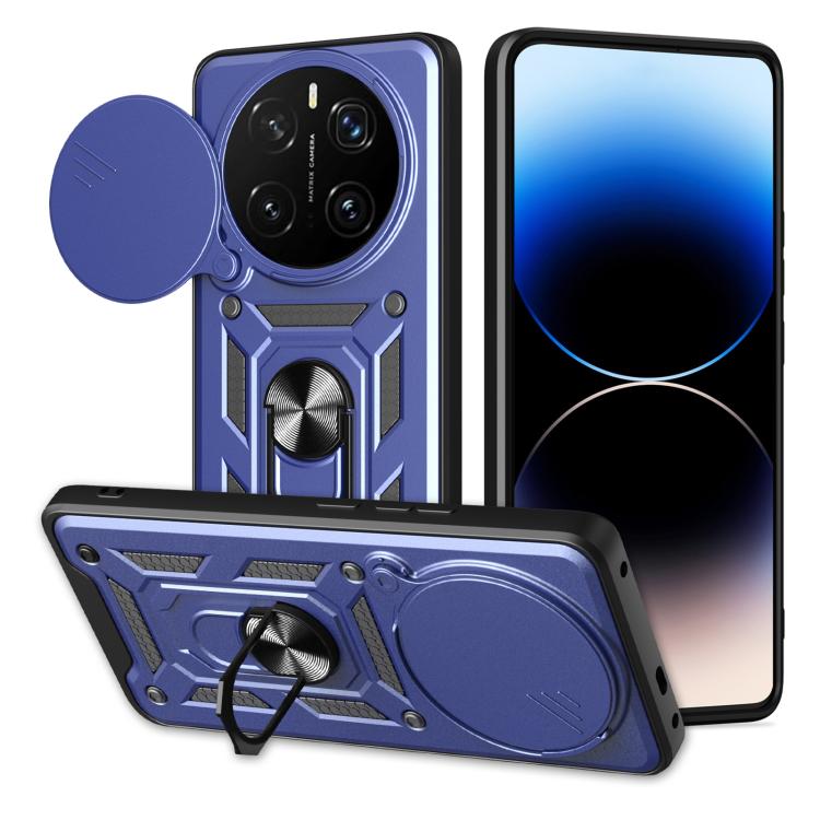 For Honor Magic7 Pro Sliding Camera Cover Design TPU+PC Phone Case(Blue) - free shipping - PMC TechLife - Order now!