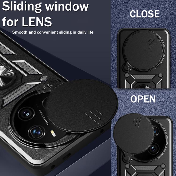 For Honor Magic7 Pro Sliding Camera Cover Design TPU+PC Phone Case(Blue) - free shipping - PMC TechLife - Order now!