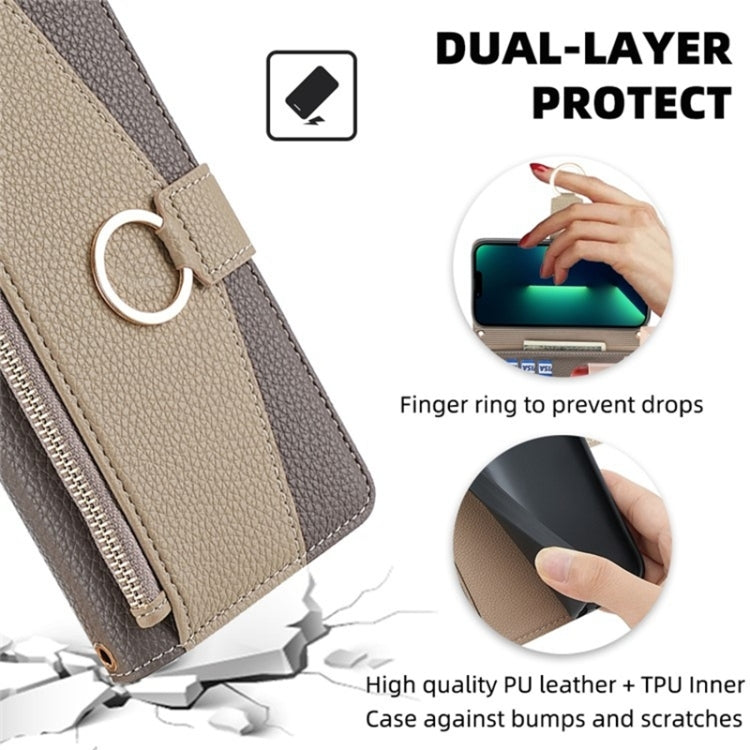 For Meizu Note 9 Crossbody Litchi Texture Leather Phone Case(Grey) - Meizu by PMC TechLife | Online Shopping South Africa | PMC TechLife | Buy Now Pay Later Mobicred