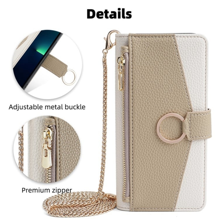 For Google Pixel 7a Crossbody Litchi Texture Leather Phone Case(White) - free shipping - PMC TechLife - Order now!