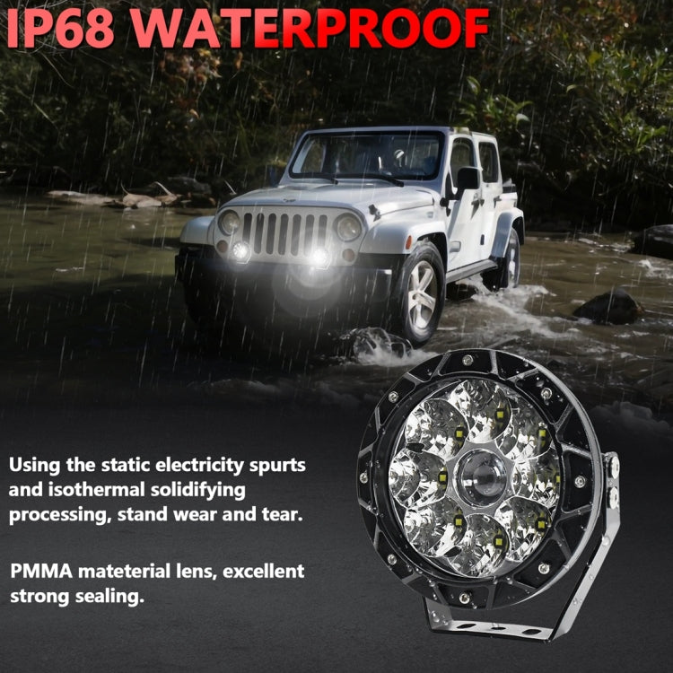 E16 38W 4000LM / 6000K 5 inch Off-road Vehicle Round Work Light(White Light) - Work Lights by PMC Jewellery | Online Shopping South Africa | PMC Jewellery | Buy Now Pay Later Mobicred