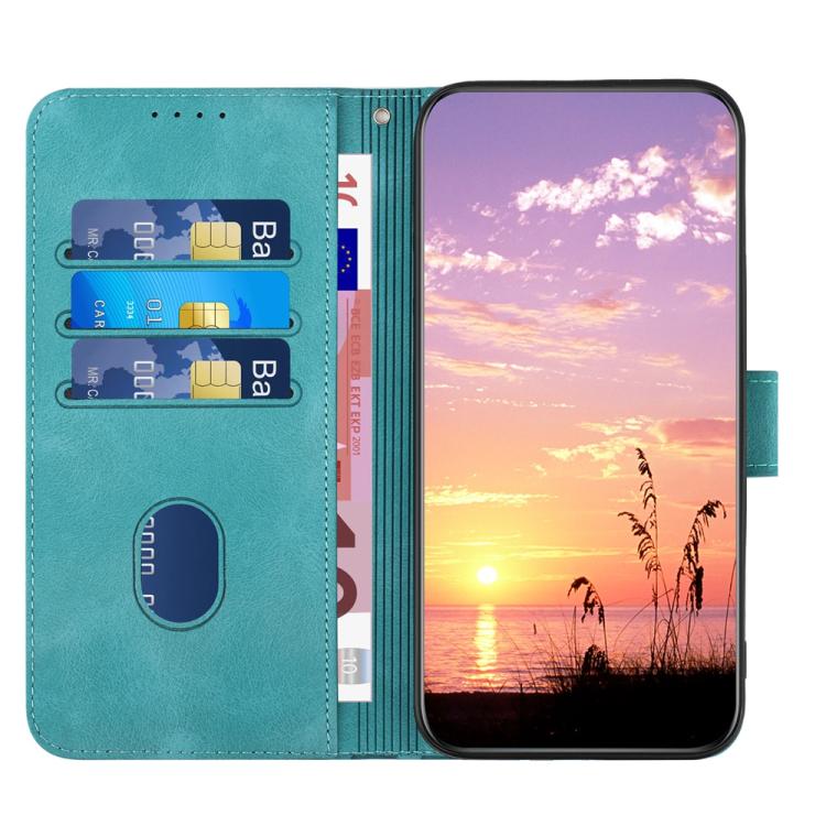 For iPhone 17 Pro Max YX0060 Elephant Head Embossed Phone Leather Case with Lanyard(Light Blue) - free shipping - PMc TechLife - Order now!