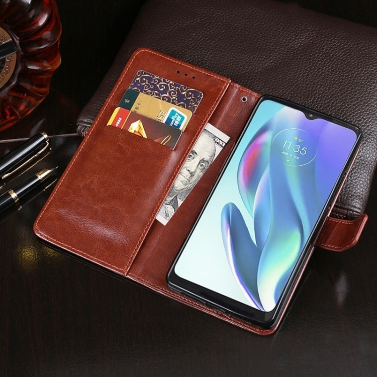 For Nothing Phone 2 idewei Crazy Horse Texture Leather Phone Case with Holder(White) - free shipping - PMC Jewellery - Order now!