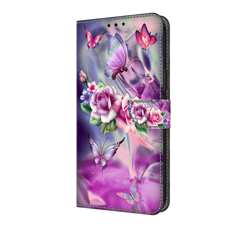 For Honor Magic6 Lite Crystal 3D Shockproof Protective Leather Phone Case(Butterfly) - Honor Cases by PMC Jewellery | Online Shopping South Africa | PMC Jewellery | Buy Now Pay Later Mobicred