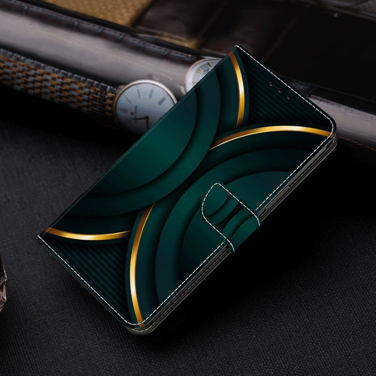 For Honor Magic6 Lite Crystal 3D Shockproof Protective Leather Phone Case(Gold Outline) - Honor Cases by PMC TechLife | Online Shopping South Africa | PMC TechLife | Buy Now Pay Later Mobicred