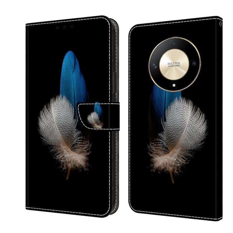 For Honor Magic6 Lite Crystal 3D Shockproof Protective Leather Phone Case(Two Branches) - Honor Cases by PMC TechLife | Online Shopping South Africa | PMC TechLife | Buy Now Pay Later Mobicred