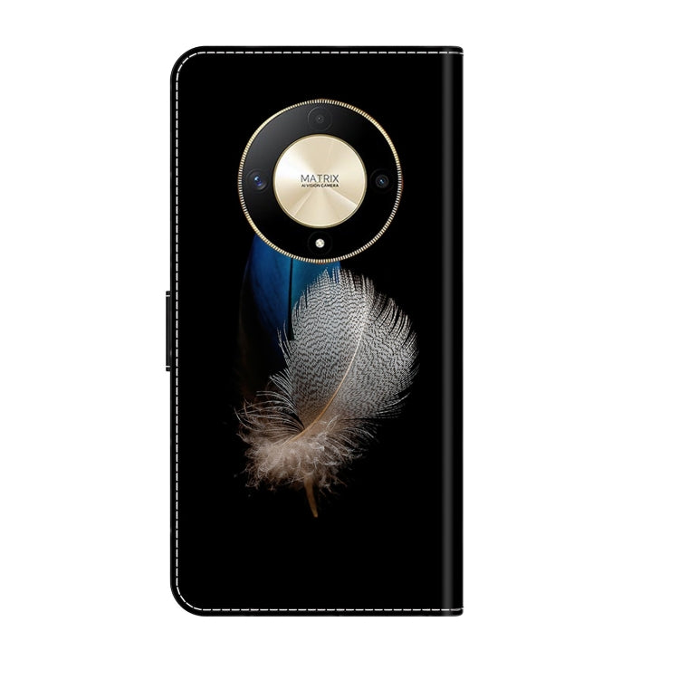 For Honor Magic6 Lite Crystal 3D Shockproof Protective Leather Phone Case(Two Branches) - Honor Cases by PMC TechLife | Online Shopping South Africa | PMC TechLife | Buy Now Pay Later Mobicred