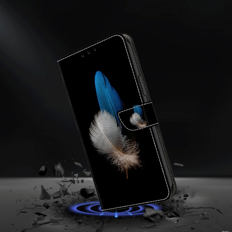 For Honor Magic6 Lite Crystal 3D Shockproof Protective Leather Phone Case(Two Branches) - Honor Cases by PMC TechLife | Online Shopping South Africa | PMC TechLife | Buy Now Pay Later Mobicred
