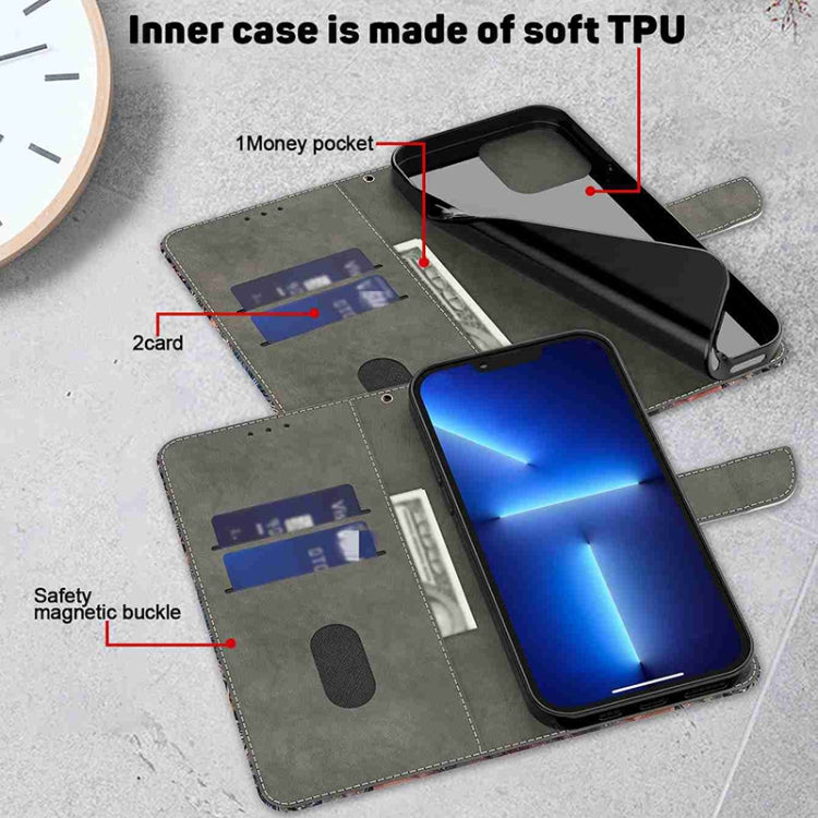 For Honor Magic6 Lite Crystal 3D Shockproof Protective Leather Phone Case(Gold Outline) - Honor Cases by PMC TechLife | Online Shopping South Africa | PMC TechLife | Buy Now Pay Later Mobicred