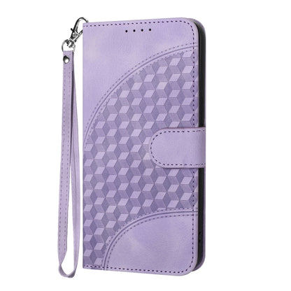 For Google Pixel 9 YX0060 Elephant Head Embossed Phone Leather Case with Lanyard(Light Purple) - Google Cases by PMC Jewellery | Online Shopping South Africa | PMC Jewellery | Buy Now Pay Later Mobicred