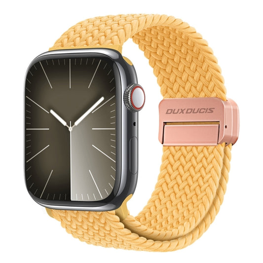 For Apple Watch SE 2023 40mm DUX DUCIS Mixture Pro Series Magnetic Buckle Nylon Braid Watch Band(Sunny Color) - Watch Bands by DUX DUCIS | Online Shopping South Africa | PMC Jewellery | Buy Now Pay Later Mobicred