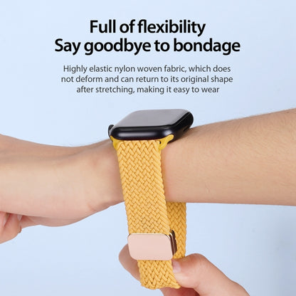 For Apple Watch SE 2023 40mm DUX DUCIS Mixture Pro Series Magnetic Buckle Nylon Braid Watch Band(Sunny Color) - Watch Bands by DUX DUCIS | Online Shopping South Africa | PMC Jewellery | Buy Now Pay Later Mobicred