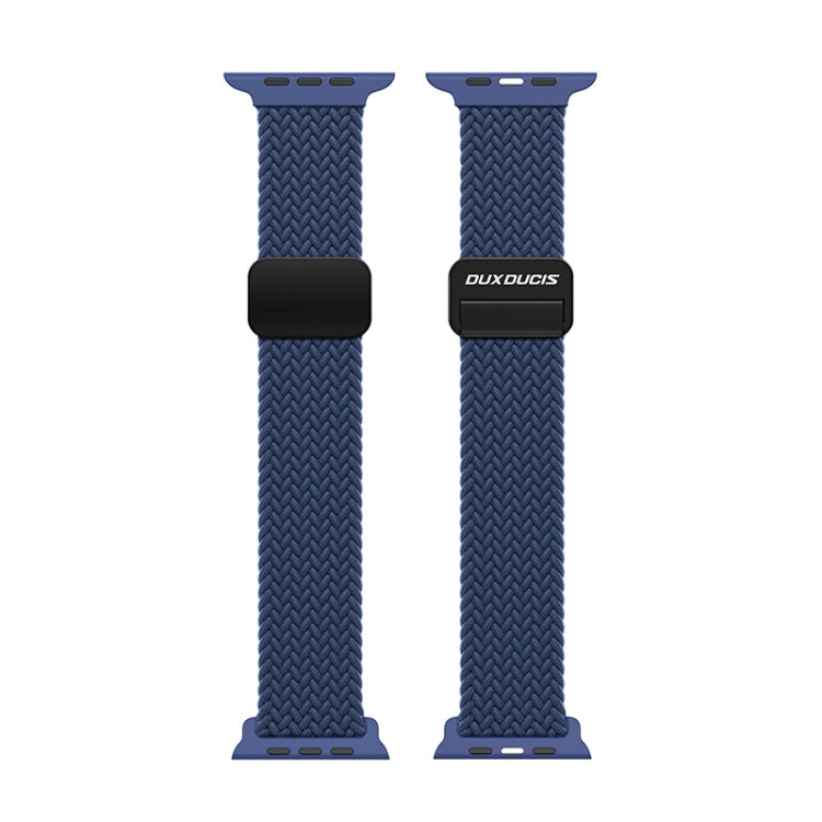 For Apple Watch Series 8 41mm DUX DUCIS Mixture Pro Series Magnetic Buckle Nylon Braid Watch Band(Rainbow) - Watch Bands by DUX DUCIS | Online Shopping South Africa | PMC Jewellery | Buy Now Pay Later Mobicred