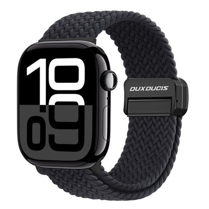 For Apple Watch Series 10 42mm DUX DUCIS Mixture Pro Series Magnetic Buckle Nylon Braid Watch Band(Midnight) - Watch Bands by DUX DUCIS | Online Shopping South Africa | PMC Jewellery | Buy Now Pay Later Mobicred