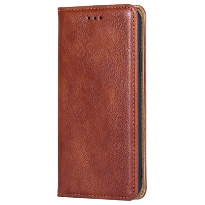 For Huawei Pura 70 Pro / Pro+ Gloss Oil Solid Color Magnetic Leather Phone Case(Brown) - Huawei Cases by PMC Jewellery | Online Shopping South Africa | PMC Jewellery | Buy Now Pay Later Mobicred