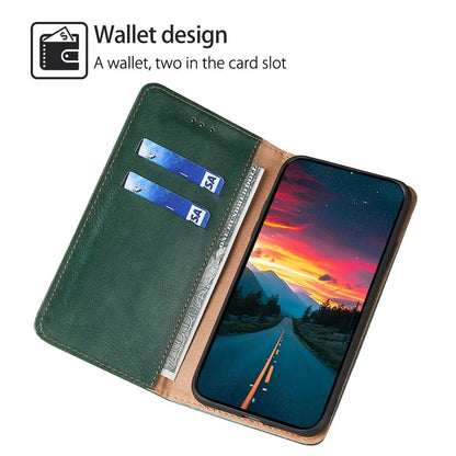 For Huawei Pura 70 Ultra Gloss Oil Solid Color Magnetic Leather Phone Case(Green) - Huawei Cases by PMC Jewellery | Online Shopping South Africa | PMC Jewellery | Buy Now Pay Later Mobicred