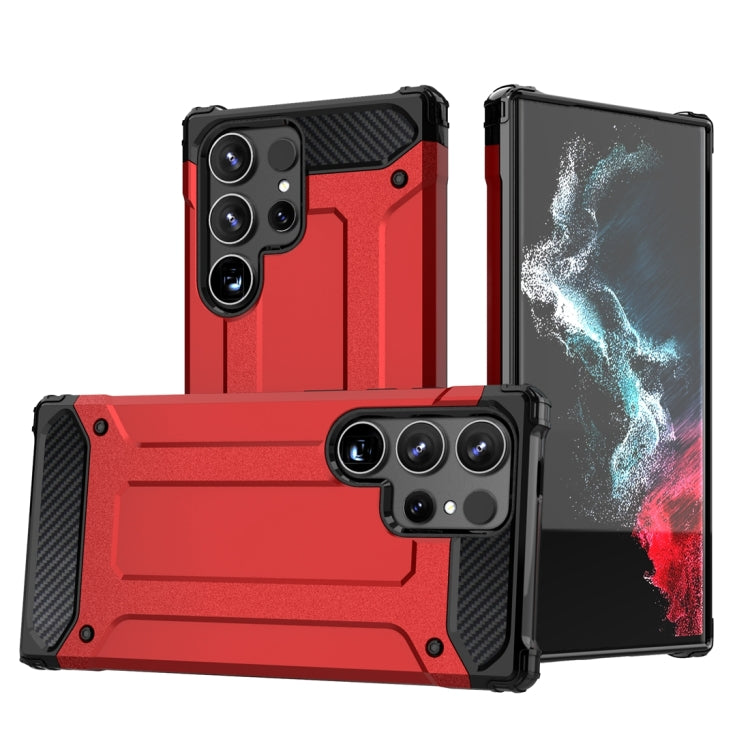 For Samsung Galaxy S24 Ultra 5G Magic Armor TPU + PC Phone Case(Red) - Galaxy S24 Ultra 5G Cases by PMC Jewellery | Online Shopping South Africa | PMC Jewellery