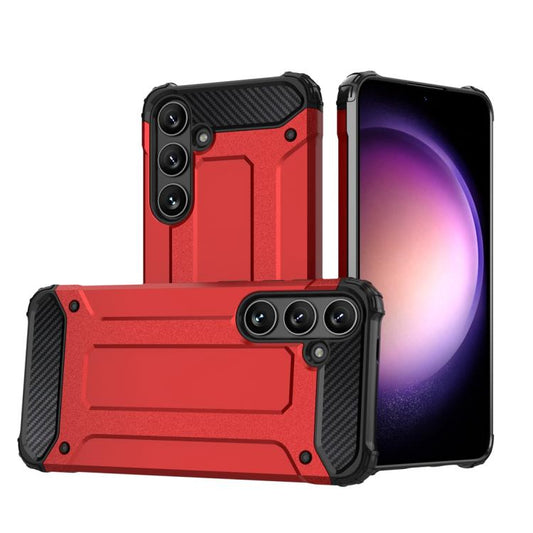 For Samsung Galaxy S25 5G Magic Armor TPU Hybrid PC Phone Case(Red) - Galaxy S25 5G Cases by PMC Jewellery | Online Shopping South Africa | PMC Jewellery | Buy Now Pay Later Mobicred