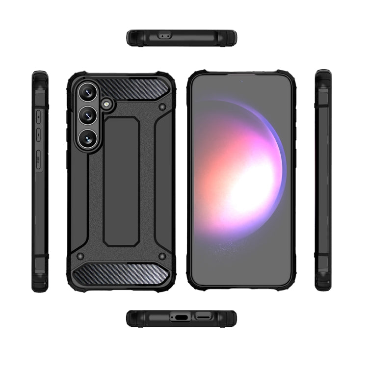 For Samsung Galaxy S24 5G Magic Armor TPU + PC Phone Case(Silver) - Galaxy S24 5G Cases by PMC TechLife | Online Shopping South Africa | PMC TechLife