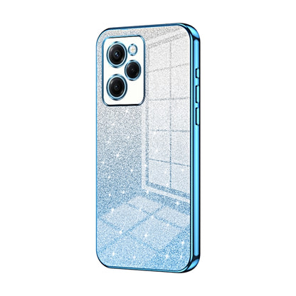 For Xiaomi Redmi Note 12 Pro Speed Gradient Glitter Powder Electroplated Phone Case(Blue) - Xiaomi Cases by PMC Jewellery | Online Shopping South Africa | PMC Jewellery | Buy Now Pay Later Mobicred