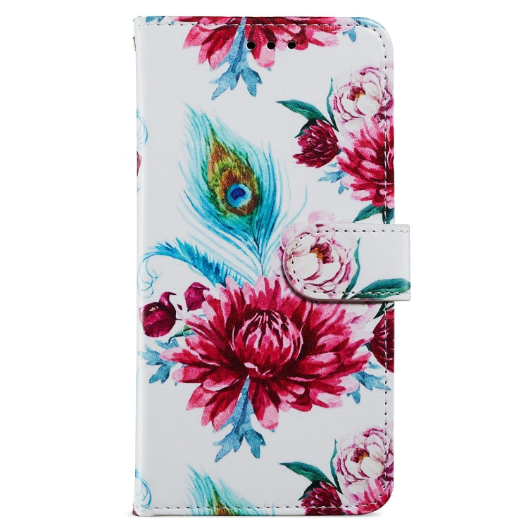 For Blackview A55 Pro Painted Pattern Horizontal Flip Leather Phone Case(Peacock Flower) - More Brand by PMC TechLife | Online Shopping South Africa | PMC TechLife | Buy Now Pay Later Mobicred