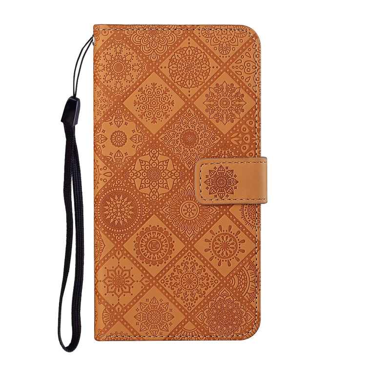 For Google Pixel 9 Pro XL Ethnic Style Embossed Pattern Leather Phone Case(Brown) - Google Cases by PMC Jewellery | Online Shopping South Africa | PMC Jewellery | Buy Now Pay Later Mobicred