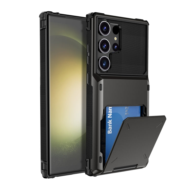 For Samsung Galaxy S24 Ultra 5G Scratch-Resistant Shockproof Heavy Duty Rugged Armor Phone Case(Black) - free shipping - PMC TechLife - Order now!