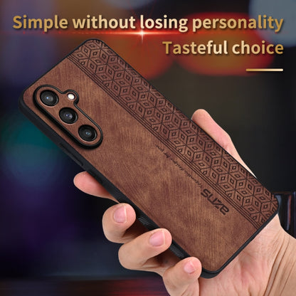 For Samsung Galaxy S24+ 5G AZNS 3D Embossed Skin Feel Phone Case(Brown) - Galaxy S24+ 5G Cases by AZNS | Online Shopping South Africa | PMC Jewellery | Buy Now Pay Later Mobicred