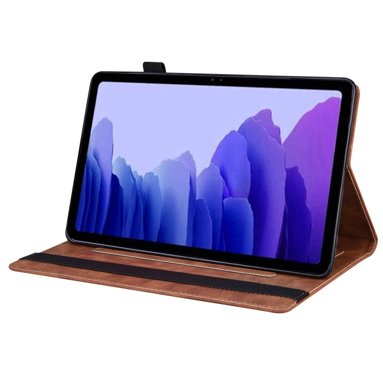 For Honor Pad 9 Splicing Shockproof Leather Tablet Case(Brown) - Honor by PMC TechLife | Online Shopping South Africa | PMC TechLife | Buy Now Pay Later Mobicred