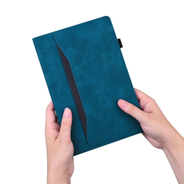 For Honor Pad V9 Splicing Shockproof Leather Tablet Case(Blue) - Honor by PMC TechLife | Online Shopping South Africa | PMC TechLife | Buy Now Pay Later Mobicred