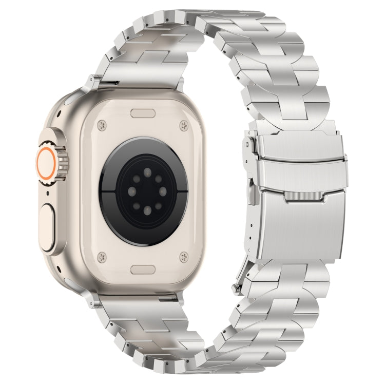 For Apple Watch 42mm Butterfly Type Titanium Steel Watch Band(Silver) - free shipping - PMC TechLife - Order now!