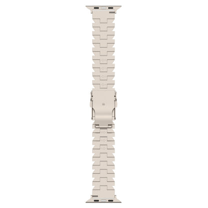 For Apple Watch Series 8 45mm Butterfly Type Titanium Steel Watch Band(Titanium) - Watch Bands by PMC Jewellery | Online Shopping South Africa | PMC Jewellery