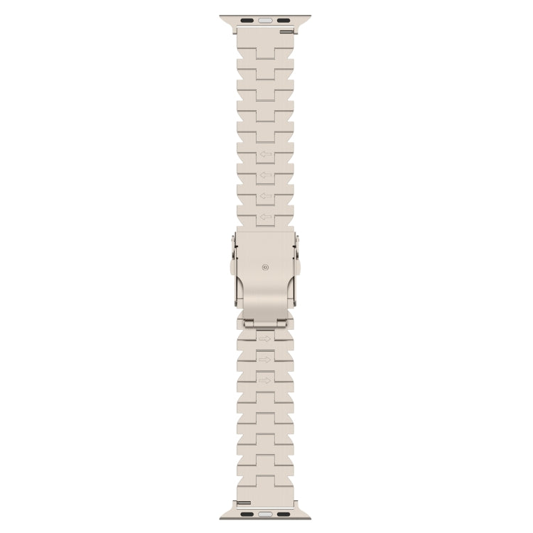 For Apple Watch Series 2 38mm Butterfly Type Titanium Steel Watch Band(Titanium) - Watch Bands by PMC Jewellery | Online Shopping South Africa | PMC Jewellery