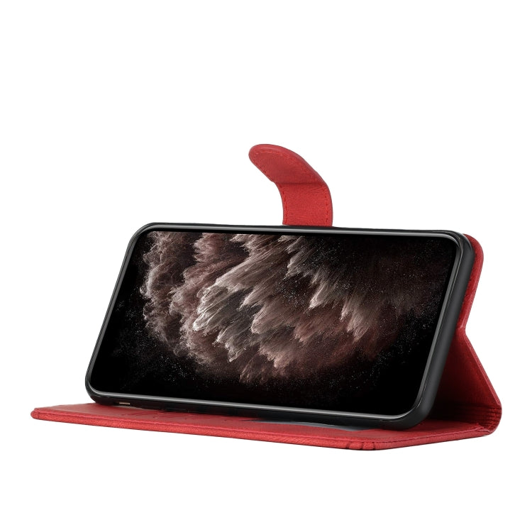 For Google Pixel 9 Cubic Skin Feel Flip Leather Phone Case(Red) - free shipping - PMC TechLife - Order now!