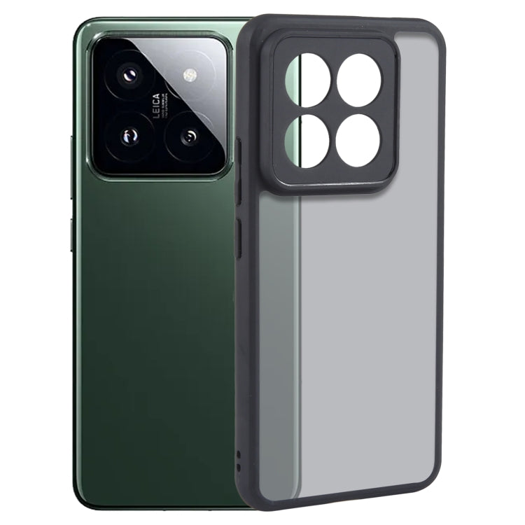 For Xiaomi 14 Pro Fine Pore Matte Black TPU + PC Phone Case - 14 Pro Cases by PMC TechLife | Online Shopping South Africa | PMC TechLife | Buy Now Pay Later Mobicred