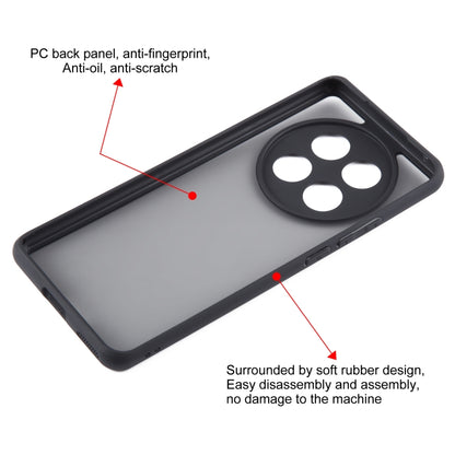 For OPPO A2 Pro Fine Pore Matte Black TPU + PC Phone Case - A2 Pro Cases by PMC Jewellery | Online Shopping South Africa | PMC Jewellery | Buy Now Pay Later Mobicred