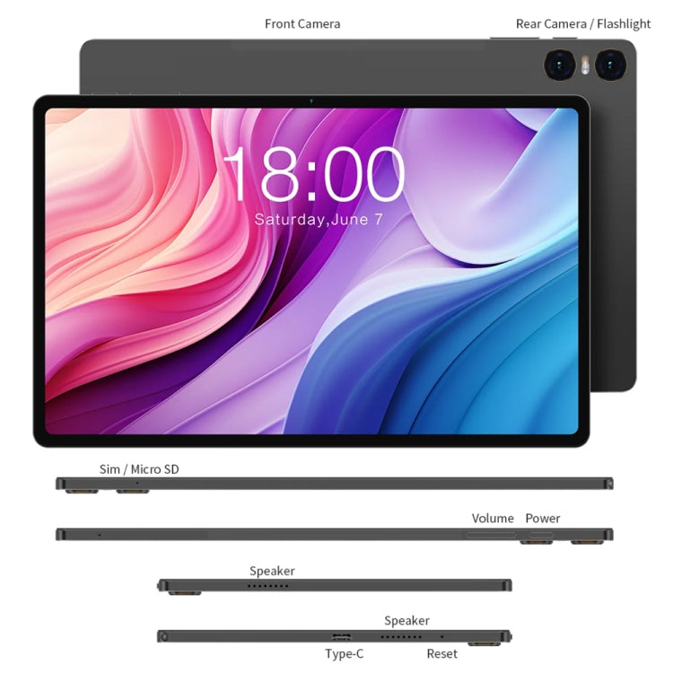 Teclast T40HD 4G LTE Tablet PC 10.4 inch, 8GB+128GB,  Android 13 Unisoc T606 Octa Core, Support Dual SIM - TECLAST by TECLAST | Online Shopping South Africa | PMC Jewellery