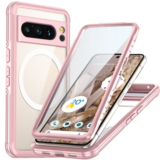 For Google Pixel 8 Pro Life Waterproof MagSafe Phone Case(Pink) - Google Cases by PMC Jewellery | Online Shopping South Africa | PMC Jewellery | Buy Now Pay Later Mobicred