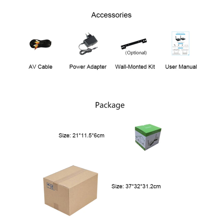 Measy AV230-2 2.4GHz Set-top Box Wireless Audio / Video Transmitter + 2 Receiver, Transmission Distance: 300m, EU Plug, with IR Extension Function - free shipping - PMC Jewellery - Order now!